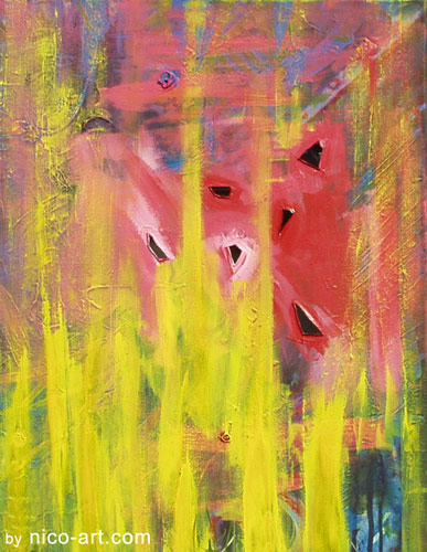 Acryl Bild "Fr&uuml;hlingsErwachen"